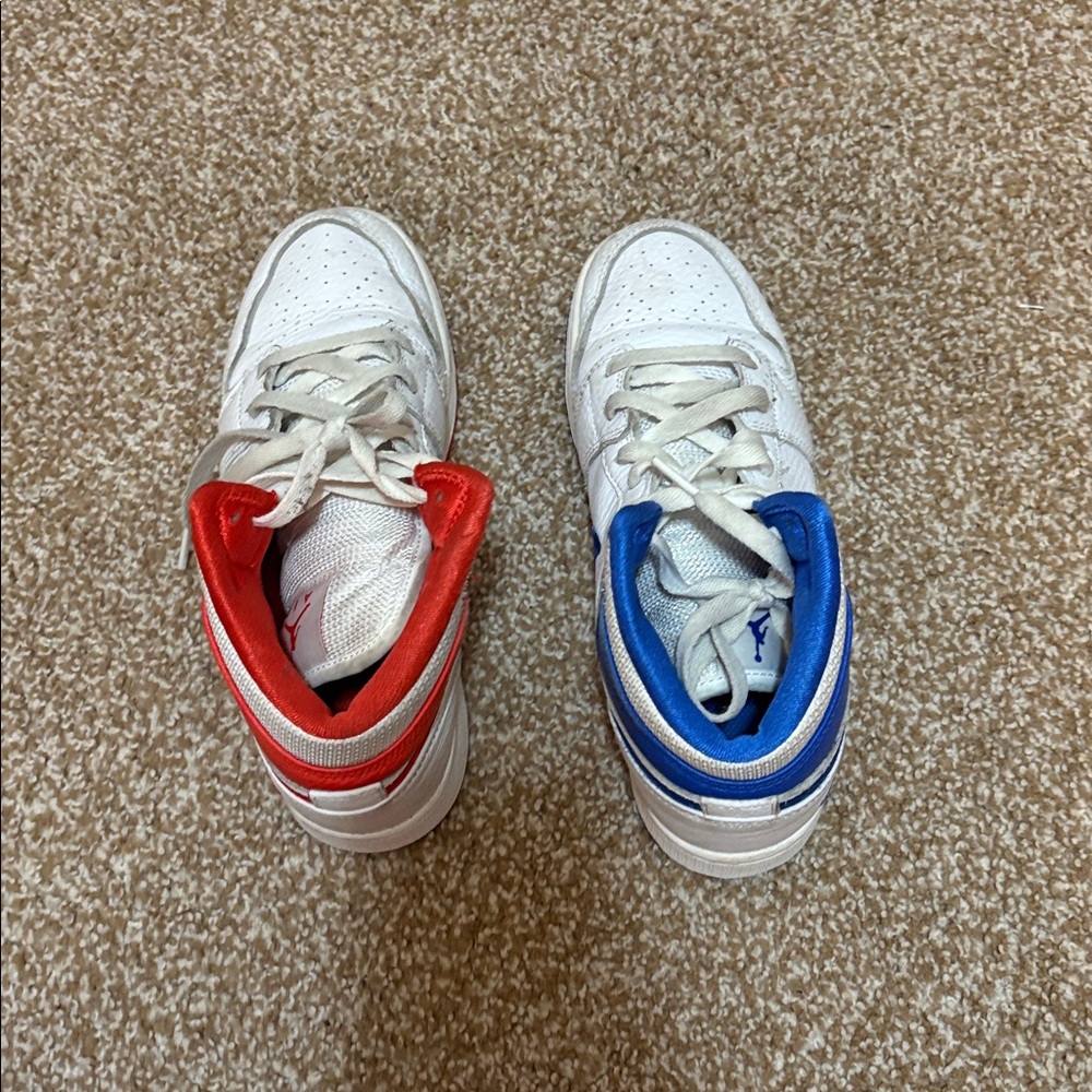 Jordan Kids Sneakers Red and Blue